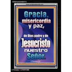 Gracia, misericordia y paz de Dios   Marco de Arte Religioso   (GWSPAASCEND9775)   