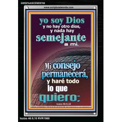 Yo Soy Dios Todopoderoso, Mi Palabra Permanece Para Siempre   Versículo de la Biblia   (GWSPAASCEND9780)   