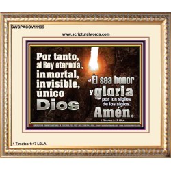 Inmortal, Invisible, único Dios Sabio   marco de arte cristiano contemporáneo   (GWSPACOV11199)   "23X18