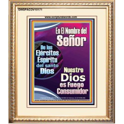 Santo El Fuego Consumidor   Láminas artísticas de las Escrituras   (GWSPACOV10171)   