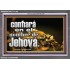 confiará en el nombre de Jehová.   Cartel cristiano contemporáneo   (GWSPAEXALT11165)   "33X25"