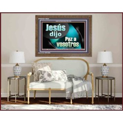 Jesús dijo Paz a vosotros   Arte de la pared del marco cristiano   (GWSPAF10822)   