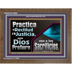 Practica la Rectitud y la Justicia   Retrato de las Escrituras   (GWSPAF10884)   