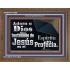 el Testimonio de Jesús es el Espíritu de la Profecía   Arte de las Escrituras con marco de vidrio acrílico   (GWSPAF11068)   "45X33"