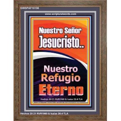 JesuCristo Nuestro Refugio Eterno   marco de arte cristiano contemporáneo   (GWSPAF10156)   "33x45"