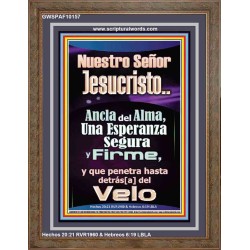 JesuCristo Ancla del Alma, Una Esperanza Segura   Marco de pinturas cristianas contemporáneas   (GWSPAF10157)   