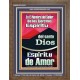 Santo El Espíritu del Amor   Marco de madera del arte de las escrituras   (GWSPAF10181)   