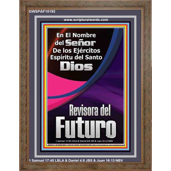 Santo El Revisor del Futuro   Foto enmarcada   (GWSPAF10193)   