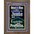 el Testimonio de Jesús es el Espíritu de Profecía   Letreros enmarcados en madera de las Escrituras   (GWSPAF11067)   "33x45"