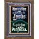 el Testimonio de Jesús es el Espíritu de Profecía   Letreros enmarcados en madera de las Escrituras   (GWSPAF11067)   