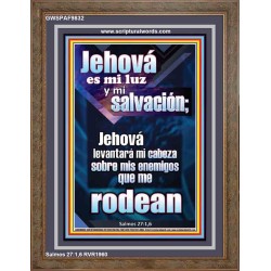 Jehová es mi luz y mi salvación   Arte mural cristiano contemporáneo   (GWSPAF9832)   