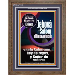 Jehová-Salom   Decoración de la pared de la habitación de invitados enmarcada   (GWSPAF9838)   