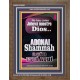ADONAI Shammah EL SEÑOR ESTÁ AQUÍ   Versículo de la Biblia del marco   (GWSPAF9852)   