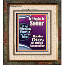 Santo El Fuego Consumidor   Láminas artísticas de las Escrituras   (GWSPAFAITH10171)   