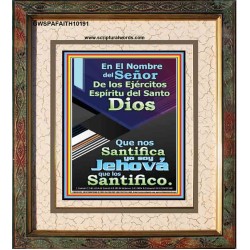 Santo El Santificador   Cartel cristiano contemporáneo   (GWSPAFAITH10191)   