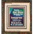 Consagraos y sed santos   Marco de madera del arte de las escrituras   (GWSPAFAITH10985)   "16x18"