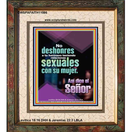 pecado muy grave tener relaciones sexuales con la mujer de tu hermano   pinturas cristianas   (GWSPAFAITH11086)   