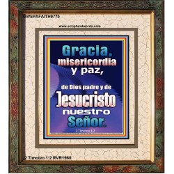 Gracia, misericordia y paz de Dios   Marco de Arte Religioso   (GWSPAFAITH9775)   