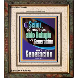 Generación en Generación   Decoración de pared de vestíbulo de entrada comercial enmarcada   (GWSPAFAITH9843)   