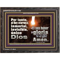 Inmortal, Invisible, único Dios Sabio   marco de arte cristiano contemporáneo   (GWSPAFAVOUR11199)   "45X33"