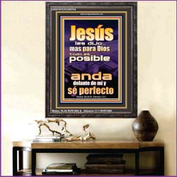 con Dios todo es posible camina en el y se perfecto   Cartel cristiano contemporáneo   (GWSPAFAVOUR9764)   