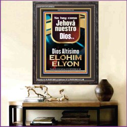Dios Altísimo ELOHIM ELYON    Decoración de la pared de la sala de estar enmarcada   (GWSPAFAVOUR9835)   