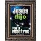 Jesús dijo Paz a vosotros   Versículos de la Biblia Marco Láminas artísticas   (GWSPAFAVOUR10821)   