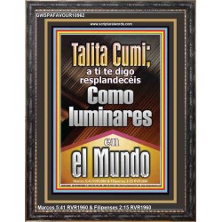Talitha Cumi brilla como luces en el mundo   Versículos de la Biblia   (GWSPAFAVOUR10962)   