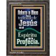 el Testimonio de Jesús es el Espíritu de Profecía   Letreros enmarcados en madera de las Escrituras   (GWSPAFAVOUR11067)   