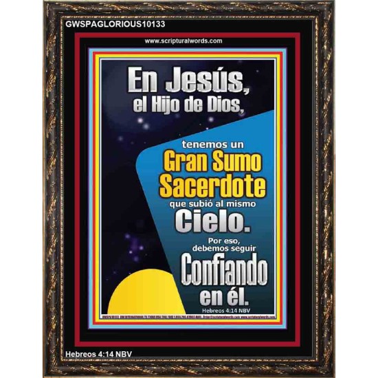 Jesucristo Gran Sumo Sacerdote   Láminas artísticas de las Escrituras   (GWSPAGLORIOUS10133)   