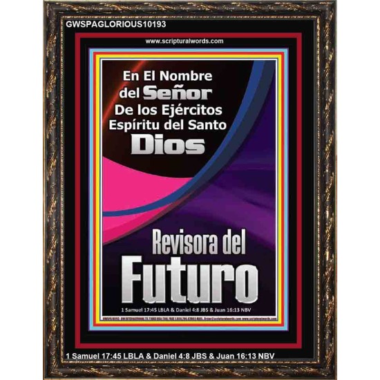 Santo El Revisor del Futuro   Foto enmarcada   (GWSPAGLORIOUS10193)   