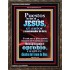 puestos los ojos en Jesús, el autor y consumador de la fe   Versículos de la Biblia Marco Láminas artísticas   (GWSPAGLORIOUS9696)   "33x45"