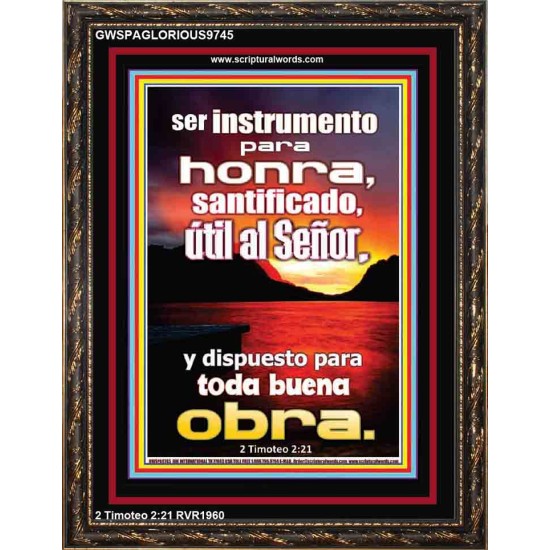 ser instrumento de honra, santificado, útil al Señor   Arte Religioso   (GWSPAGLORIOUS9745)   