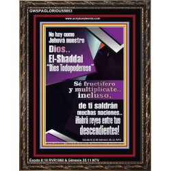 El-Shaddai, Dios Todopoderoso   pinturas cristianas   (GWSPAGLORIOUS9853)   