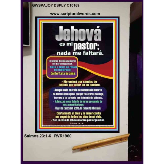 Jehová es mi pastor   Marco de Arte Religioso   (GWSPAJOY10169)   