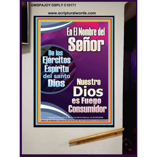 Santo El Fuego Consumidor   Láminas artísticas de las Escrituras   (GWSPAJOY10171)   