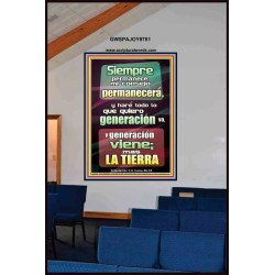 generación en generación tu palabra permanece en los cielos   Versículos de la Biblia Arte de la pared   (GWSPAJOY9781)   "37x49"