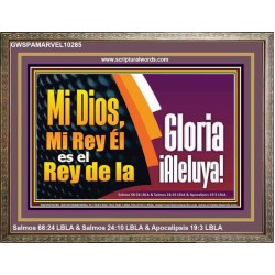 Rey de Gloria Aleluya   Versículos de la Biblia Láminas enmarcadas   (GWSPAMARVEL10285)   