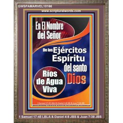 Santo Ríos de Agua Viva   Versículo de la Biblia   (GWSPAMARVEL10166)   