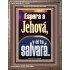 Espera a Jehov, y l te salvar   Marco Decoracin bblica   (GWSPAMARVEL11047)   "36x31"