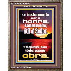 ser instrumento de honra, santificado, útil al Señor   Arte Religioso   (GWSPAMARVEL9745)   