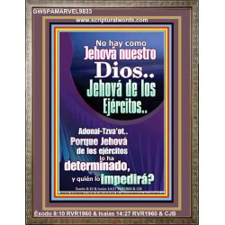 Jehovah Tsebaoth   Marco de pinturas bíblicas   (GWSPAMARVEL9833)   "36x31"
