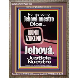 ADONAI TZIDKEINU Jehová, Justicia Nuestra   Obra cristiana   (GWSPAMARVEL9850)   "36x31"