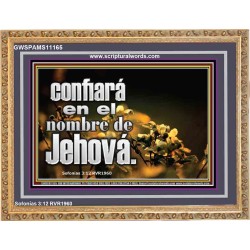 confiar en el nombre de Jehov.   Cartel cristiano contemporneo   (GWSPAMS11165)   