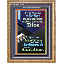 Santo El Santificador   Cartel cristiano contemporáneo   (GWSPAMS10191)   