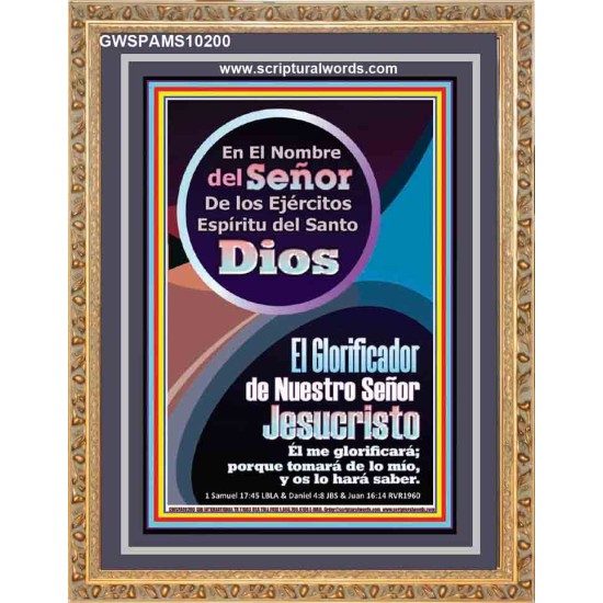 El Glorificador de Nuestro Señor Jesucristo   Decoración de la pared de la sala de estar enmarcada   (GWSPAMS10200)   