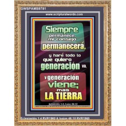 generación en generación tu palabra permanece en los cielos   Versículos de la Biblia Arte de la pared   (GWSPAMS9781)   