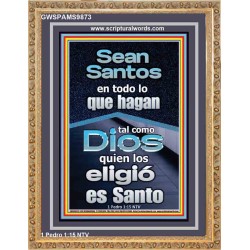 Sean Santos en todo lo que hagan   Obra cristiana   (GWSPAMS9873)   "28x34"