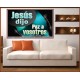 Jesús dijo Paz a vosotros   Arte de la pared del marco cristiano   (GWSPAOVERCOMER10822)   