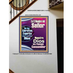Santo El Fuego Consumidor   Láminas artísticas de las Escrituras   (GWSPAOVERCOMER10171)   